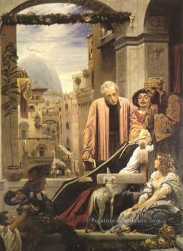 Lord Frederic Leighton œuvres - La mort de Brunelleschi 1852 académisme Frederic Leighton